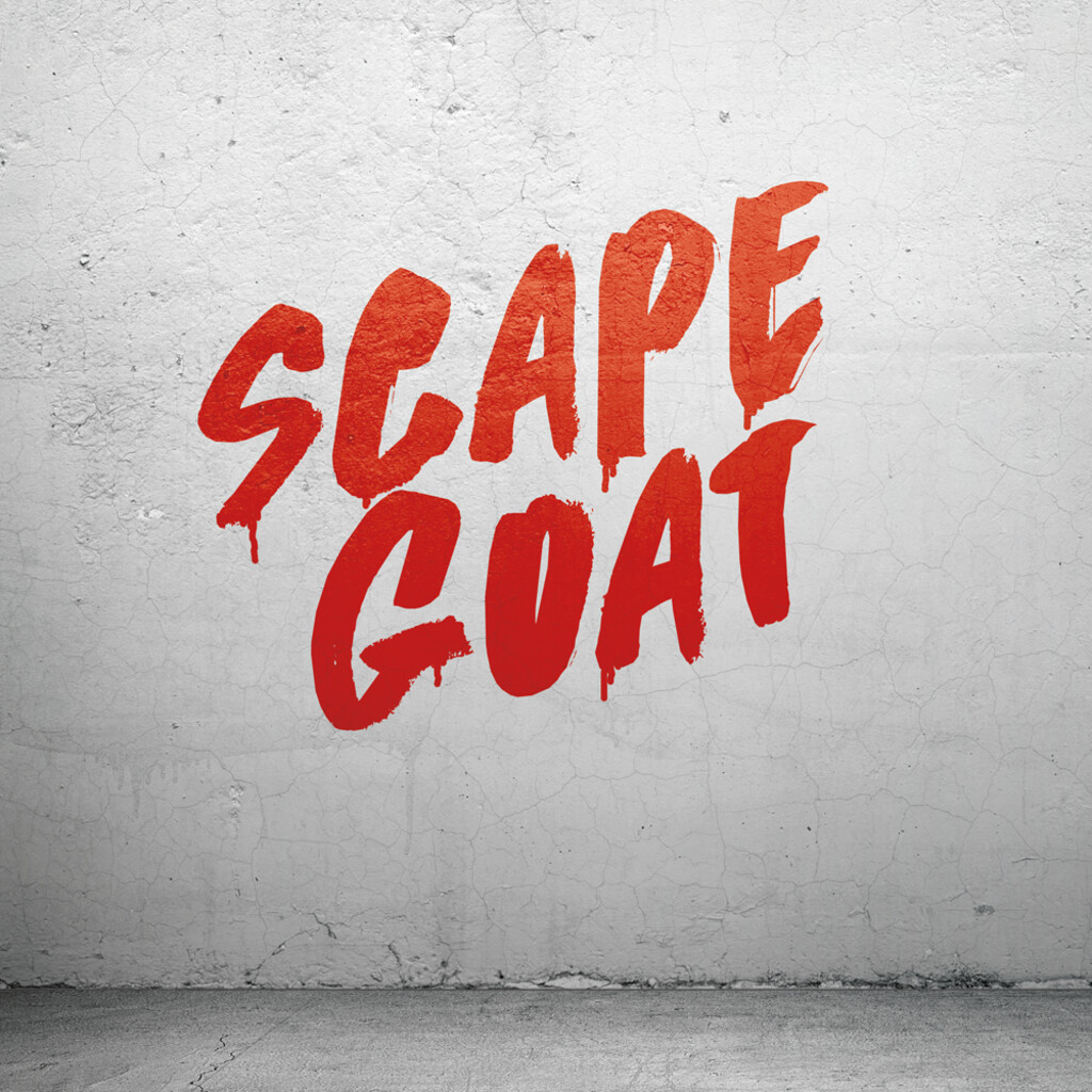 Key visual of the "Scapegoat" exhibition